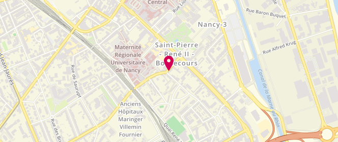 Plan de COLIN-JACQUET Pascale, 13 Rue de Nabecor, 54000 Nancy