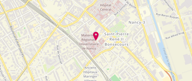 Plan de ROBINO Kelly, 10 Rue du Dr Heydenreich, 54042 Nancy