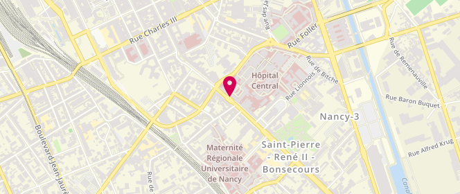 Plan de RIVASSEAU JONVEAUX Thérèse, 29 Avenue de Lattre de Tassigny, 54035 Nancy