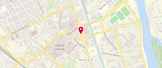 Plan de HERBÉ Pierrick, 75 Boulevard Lobau, 54042 Nancy