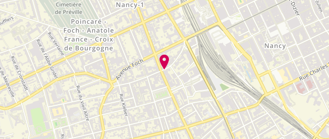 Plan de QUENTON Hervé, 29 Rue de la Commanderie, 54000 Nancy