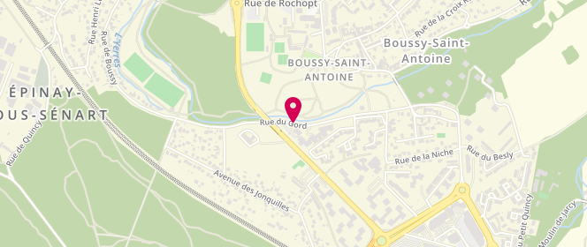 Plan de BUQUET-BUSSON Valérie, 21 Rue du Gord, 91800 Boussy-Saint-Antoine
