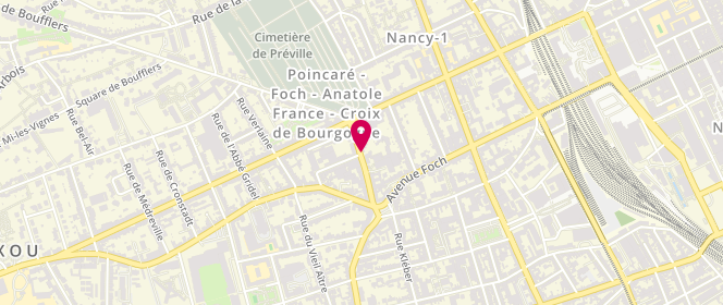 Plan de MATHIEU Alain, 15 Rue de Saint-Lambert, 54016 Nancy