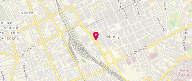 Plan de BENYELLES Nabil, 25 Boulevard Joffre, 54000 Nancy