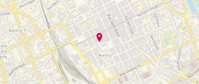 Plan de HENART Marie, 1 Bis Rue Notre Dame, 54000 Nancy