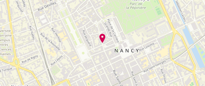 Plan de BECKERICH Didier, 2 Rue la Fayette, 54000 Nancy