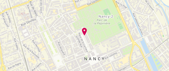 Plan de ALLAMAGNY Eric, 28 Place de la Carriere, 54000 Nancy