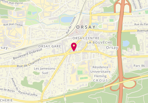 Plan de BONNEFOY Elisabeth, 15 Rue de Paris, 91400 Orsay
