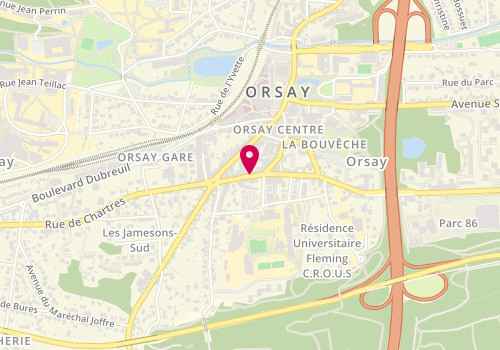 Plan de BOUCHERIE Béatrix, 8 Rue de Paris, 91400 Orsay