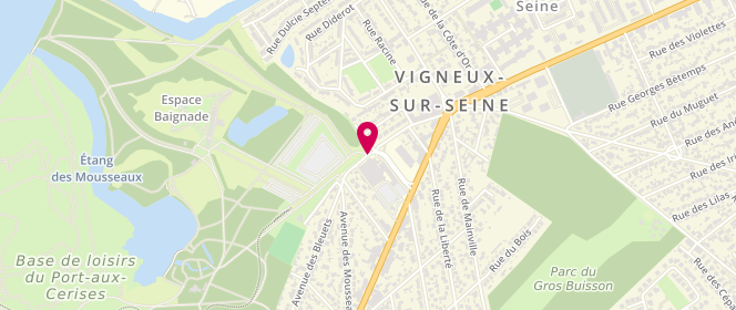 Plan de HAMITOUCHE Ali, 5 Avenue Henri Barbusse, 91270 Vigneux-sur-Seine