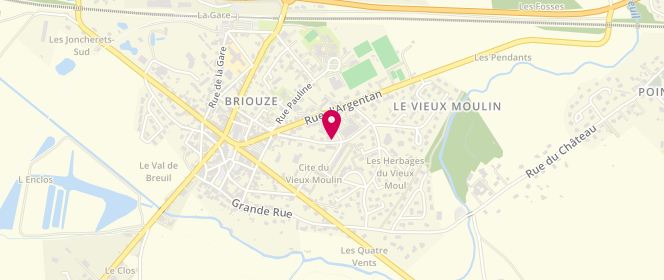 Plan de LE MOING Pascale, 5 Chemin du Vieux Moulin, 61220 Briouze