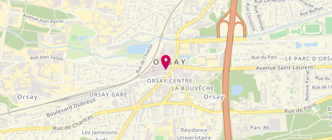 Plan de BEN LAKHAL Hend, 4 Place du General Leclerc, 91401 Orsay