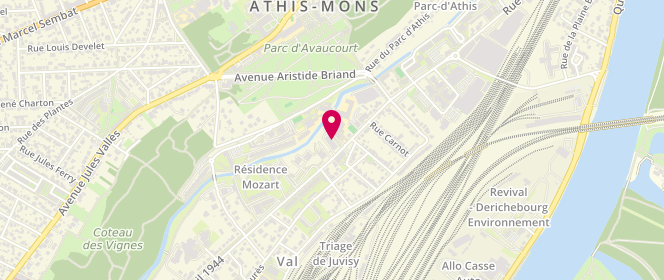 Plan de CACHIN Jean Charles, 131 Avenue du 18 Avril, 91200 Athis-Mons