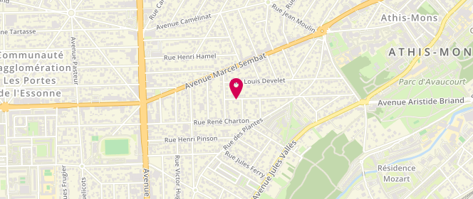 Plan de POP Cristian-doru, 53 Rue Pierre Brossolette, 91200 Athis-Mons