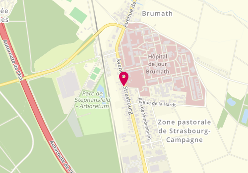 Plan de DIVOUX Aurore, 141 Avenue de Strasbourg, 67170 Brumath