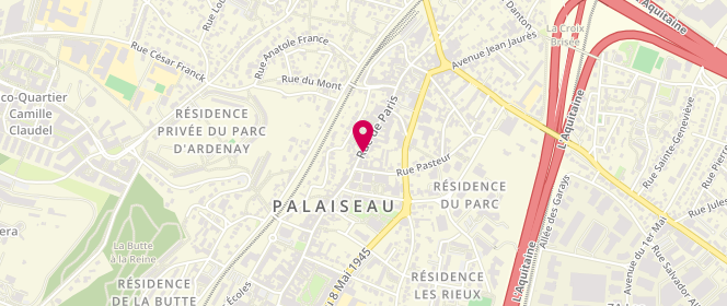 Plan de GOLD Alain, 65 Rue de Paris, 91120 Palaiseau