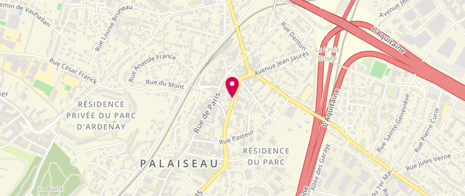 Plan de MOUSSALLI Georges, 7 Rue Edouard Branly, 91120 Palaiseau