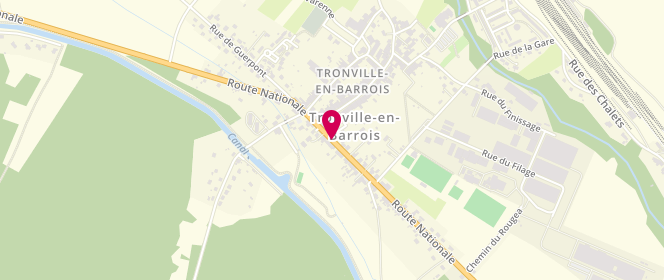 Plan de CLASSINE Aude, 44 Route Nationale, 55310 Tronville-en-Barrois