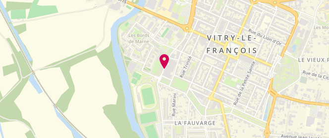 Plan de SONGY Laurence, 2 Avenue du Quai Saint Germain, 51300 Vitry-le-François