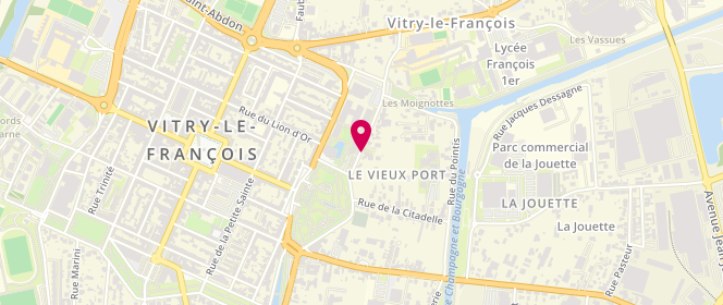 Plan de RAUCOURT Florence, 26 Rue du Vieux Port, 51300 Vitry-le-François