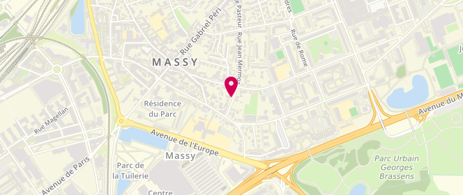 Plan de GASC Françoise, 36 Rue Jean Mermoz, 91300 Massy
