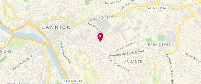 Plan de LE JANNOU Delphine, 6 Rue du Haras, 22300 Lannion