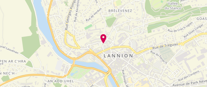 Plan de PICHON Anne-Laure, Rue des Buttes, 22300 Lannion