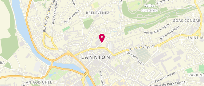 Plan de LEVEAUX Martine, 3 D Rue Yann Péron, 22300 Lannion