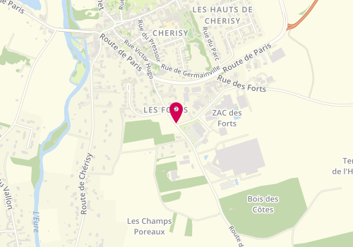 Plan de VOSSEN-CRAPPE Emmanuelle, 27 Rue de Marsauceux, 28500 Chérisy