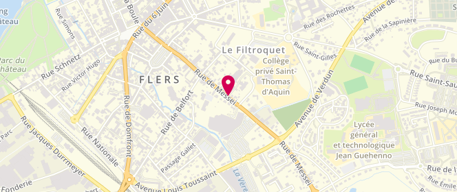 Plan de SAUCIER Gilles, 99 Rue de Messei, 61100 Flers
