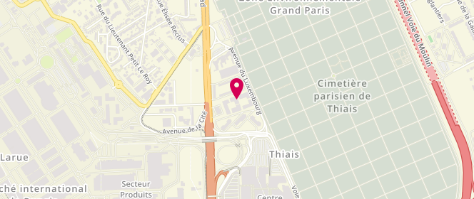 Plan de SAHLI Anès, Avenue du Luxembourg, 94320 Thiais
