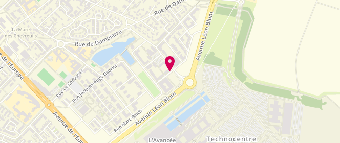 Plan de DELETTRE-LE NAVEAUX Valérie, 9 Rue Philibert Delorme, 78280 Guyancourt