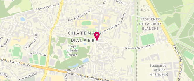 Plan de Cabinet Medecine Generale, 7 Rue de l'Église, 92290 Châtenay-Malabry