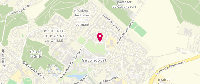 Plan de BERTRANDON Laurence, 4 Rue de la Princesse de Clèves, 78280 Guyancourt