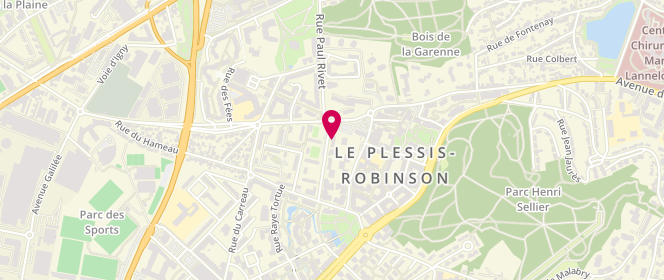 Plan de BLED Marine, 3 Rue Pierre d'Artagnan, 92350 Le Plessis-Robinson