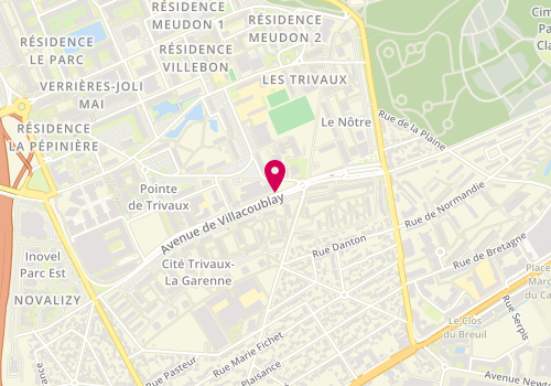 Plan de MINVIELLE Wilfried, 3 Avenue de Villacoublay, 92360 Meudon