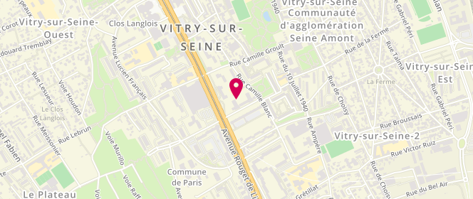 Plan de TRAN Marie Laure, 16 Rue Louis Marchandise, 94400 Vitry-sur-Seine