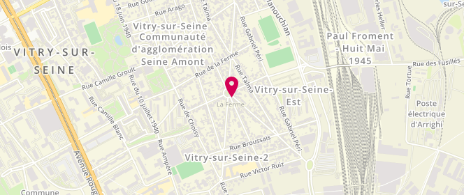 Plan de SALLES Jean Louis, 7 Place Paul Froment, 94400 Vitry-sur-Seine