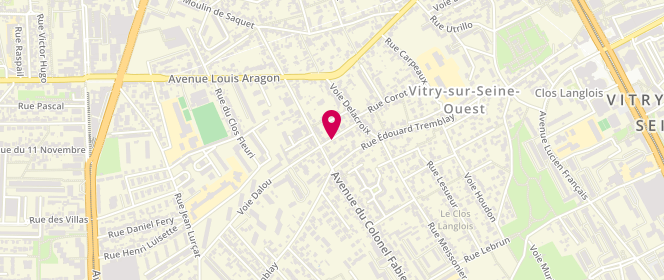 Plan de VILAIN Michel, 11 Rue Dalou, 94400 Vitry-sur-Seine