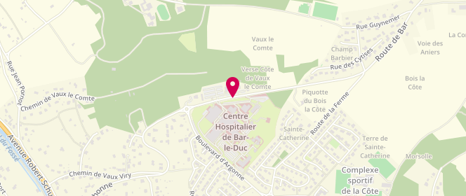 Plan de AUBRION Jean-Hugues, 53 Route de Behonne, 55005 Bar-le-Duc