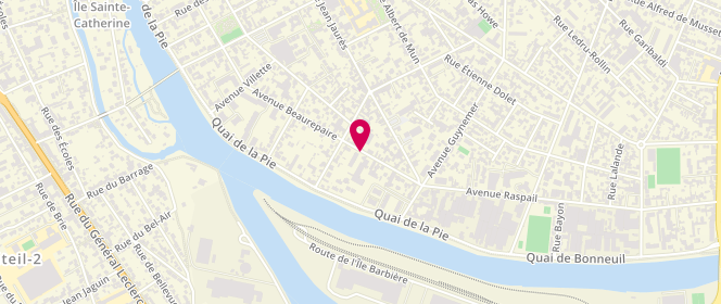 Plan de DELHAYE Aude, 102 Avenue Beaurepaire, 94100 Saint-Maur-des-Fossés