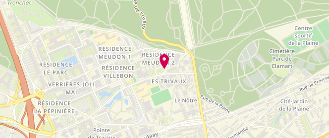 Plan de TAUPIN Philippe, 2 Avenue du Maréchal de Lattre, 92360 Meudon