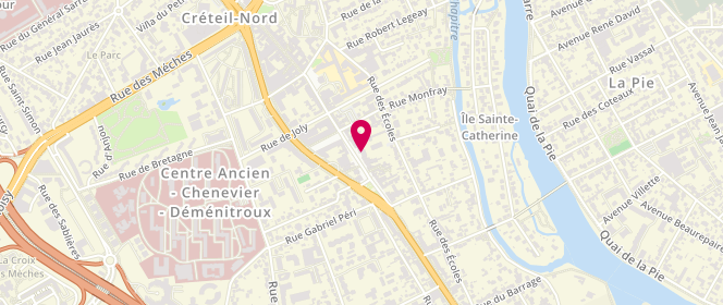 Plan de GANOUSSE-MAZERON Solène, 83 - 85 Rue du Général Leclerc, 94000 Créteil