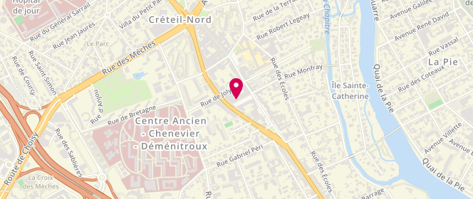 Plan de AYMARD Armand, 16 Rue de la Porte de Brie, 94000 Créteil