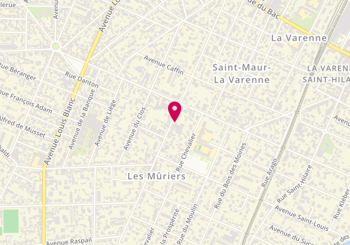 Plan de VEFOUR Fabrice, 39 Bis Avenue de Bonneuil, 94210 Saint-Maur-des-Fossés
