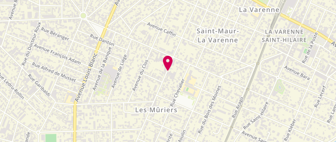 Plan de ALGARD Michèle, 39 Bis Avenue de Bonneuil, 94100 Saint-Maur-des-Fossés