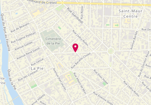 Plan de LAVABRE Camille, 16 Boulevard de Bellechasse, 94100 Saint-Maur-des-Fossés