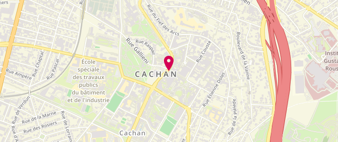 Plan de TO Ngoc Tram, 1 Quartier Rue Camille Desmoulins, 94230 Cachan