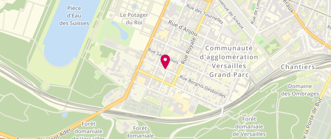 Plan de NORD-MOREAU Denise, 7 Rue Borgnis Desbordes, 78000 Versailles