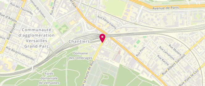 Plan de CHAUSSARD Haude, 7 Bis A Rue de la Porte de Buc, 78000 Versailles